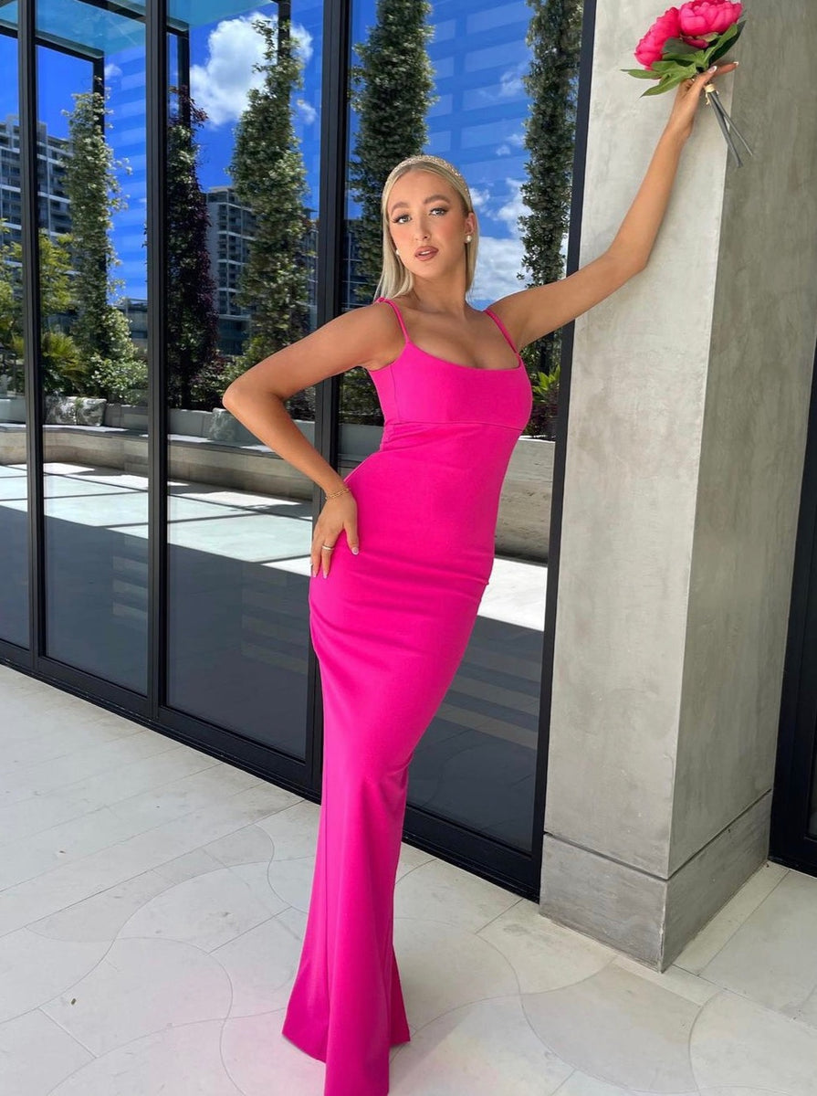 Rent or Hire Bailey Gown - Hot Pink, Nookie