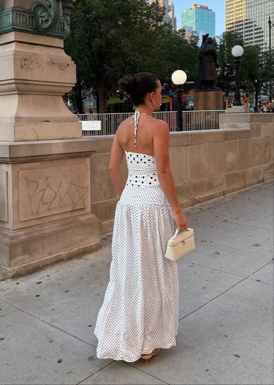 marguerite halter maxi dress Marguerite Halter Maxi Dress Before Midnight Rentals