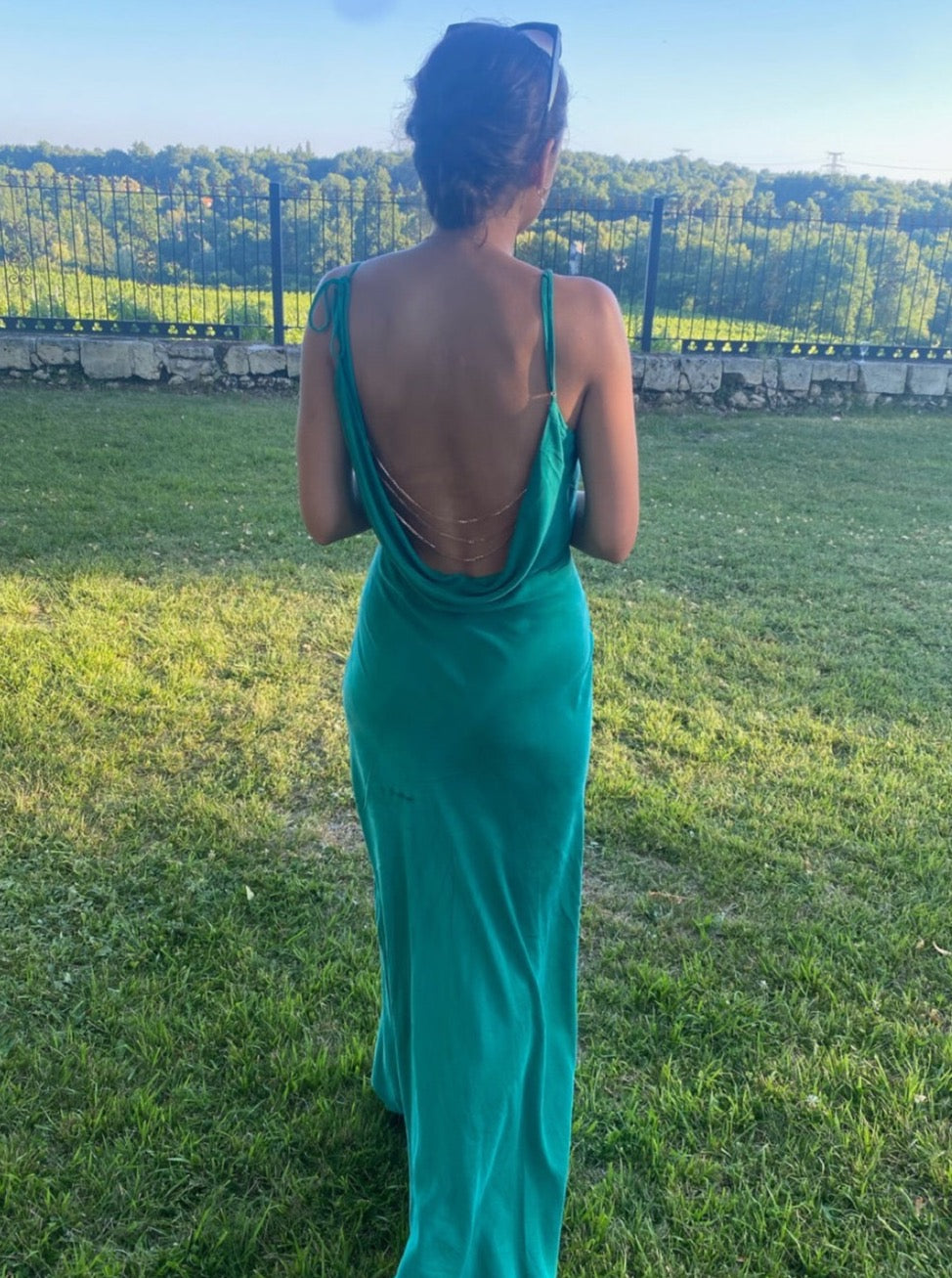 green emerald velvet dress Ophelia Dress Green – Before Midnight Rentals