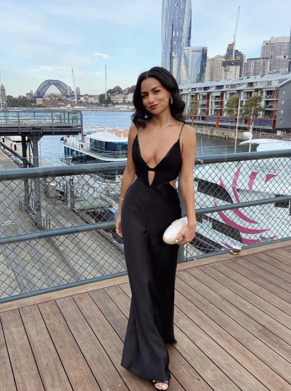 Seraphine Plunge Midi Dress